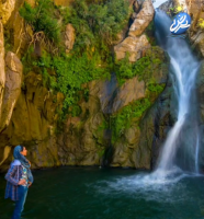 آبشار شلماش در تابستان