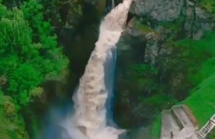 خروش وحشتناک و دیدنی آبشار شلماش سردشت
