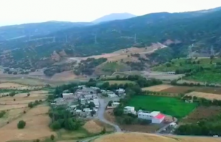 ویدیویی هوایی از طبیعت روستای قولته و دریاچه