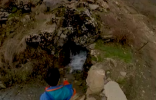 چشمه معدنی بازگیر منطقه شلماش سردشت