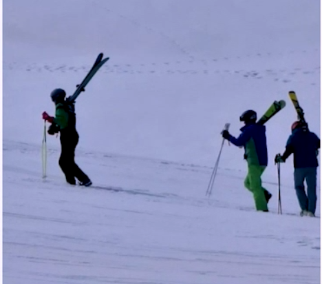 طبیعت زمستانی منطقه کێلێ ‌ و هنرنمایی اسکی بازان سردشتی